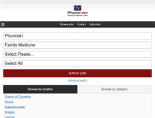 Tablet Screenshot of fpcareer.com